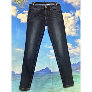 Women's American Eagle Super 360 Stretch Jeans Jegging Size 4 Reg
